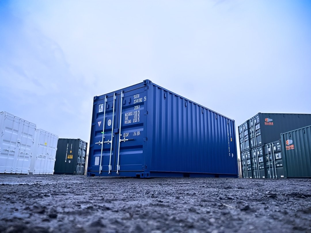 20Ft Shipping Container (One Trip) – Blue – view 4